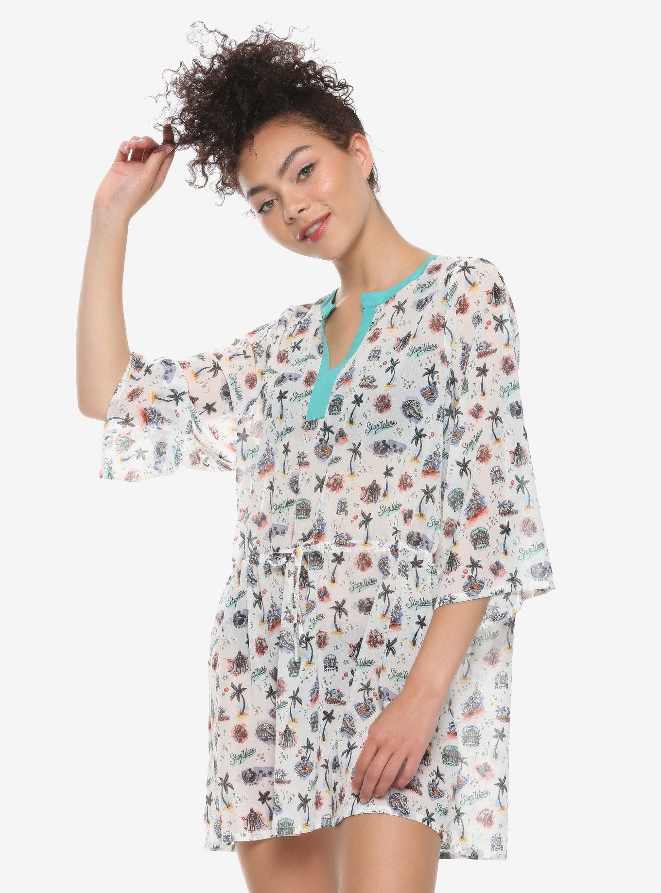 Her Universe Star Wars Vacation Beach Cover Up, MULTI, hi-res