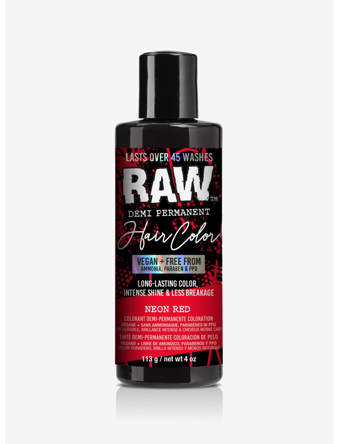 Raw Neon Red Demi-Permanent Hair Color, , hi-res