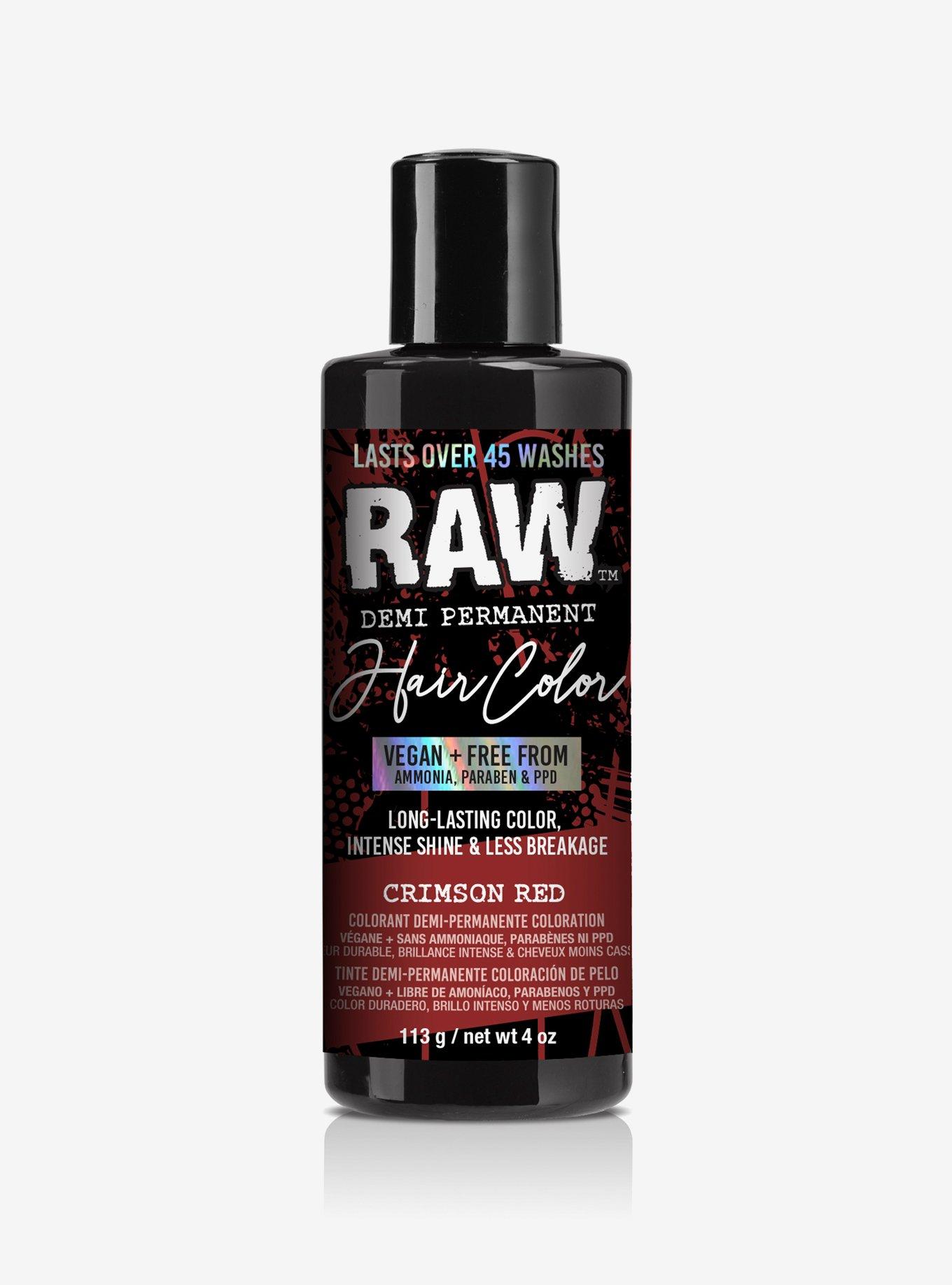 Raw Crimson Red Demi-Permanent Hair Color, , hi-res