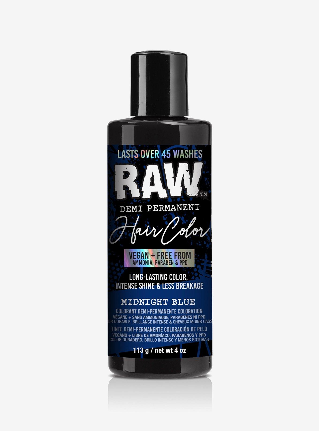 Raw Midnight Blue Demi-Permanent Hair Color, , hi-res