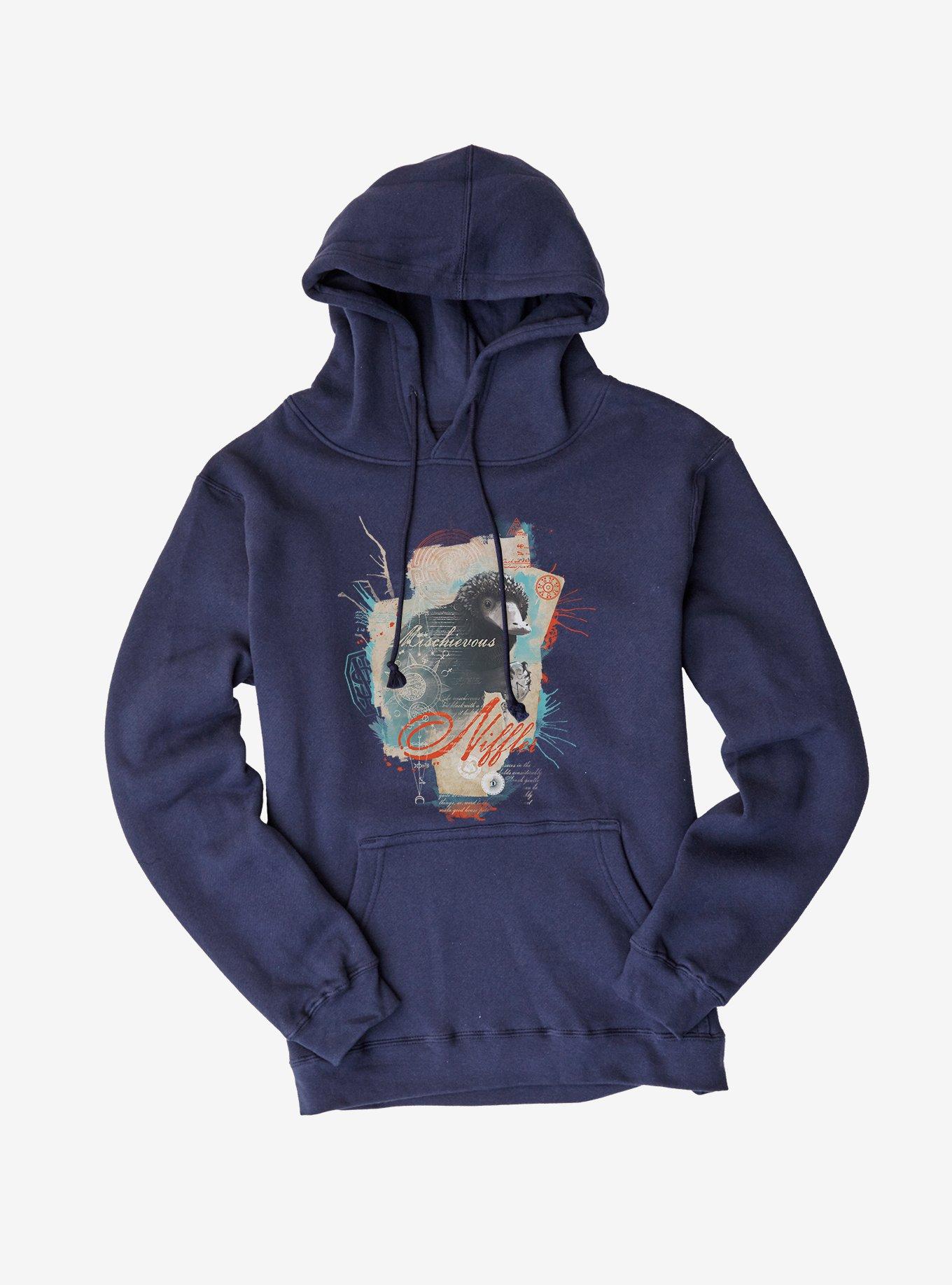 Fantastic Beasts Niffler Hoodie, NAVY, hi-res