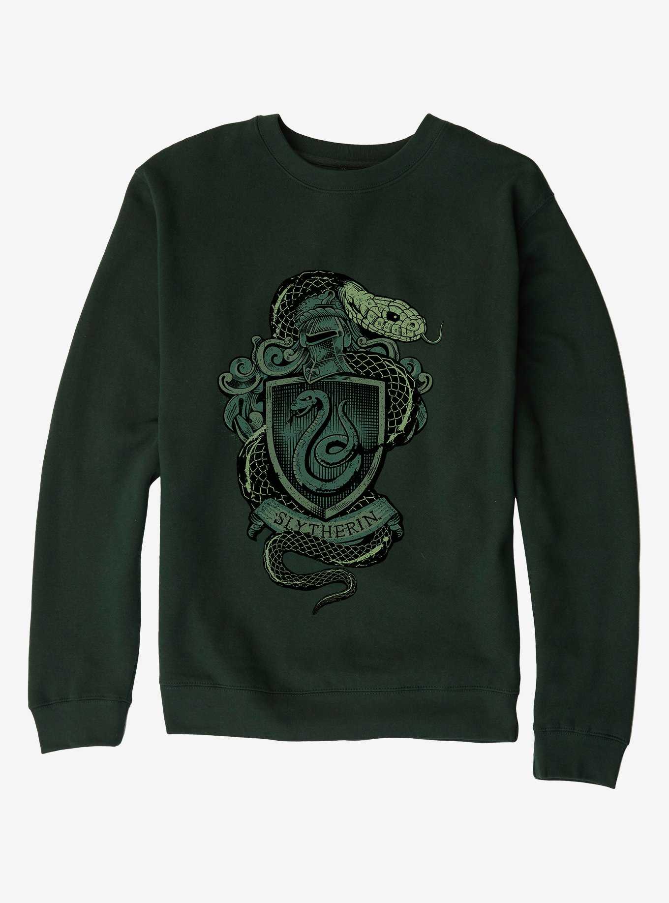 Slytherin sweatshirt with discount peter pan collar