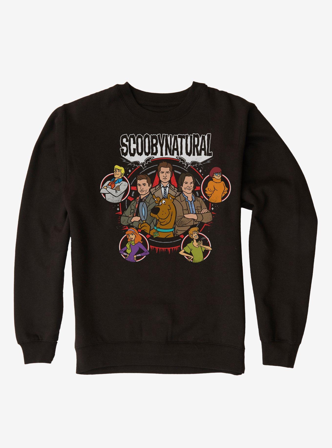 Supernatural Scoobynatural Gang Sweatshirt, BLACK, hi-res