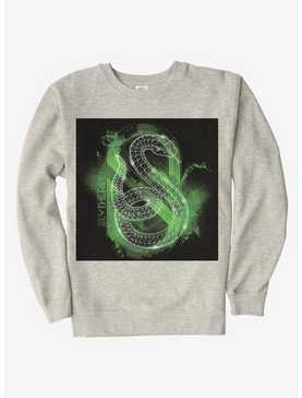 Harry Potter Slytherin Logo Outline Black Sweatshirt, , hi-res