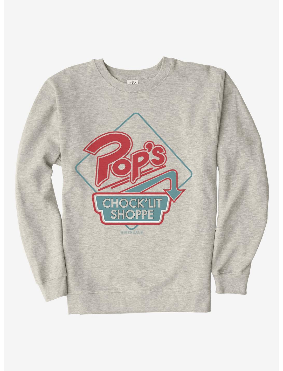 Riverdale Pops Logo Sweatshirt, OATMEAL HEATHER, hi-res