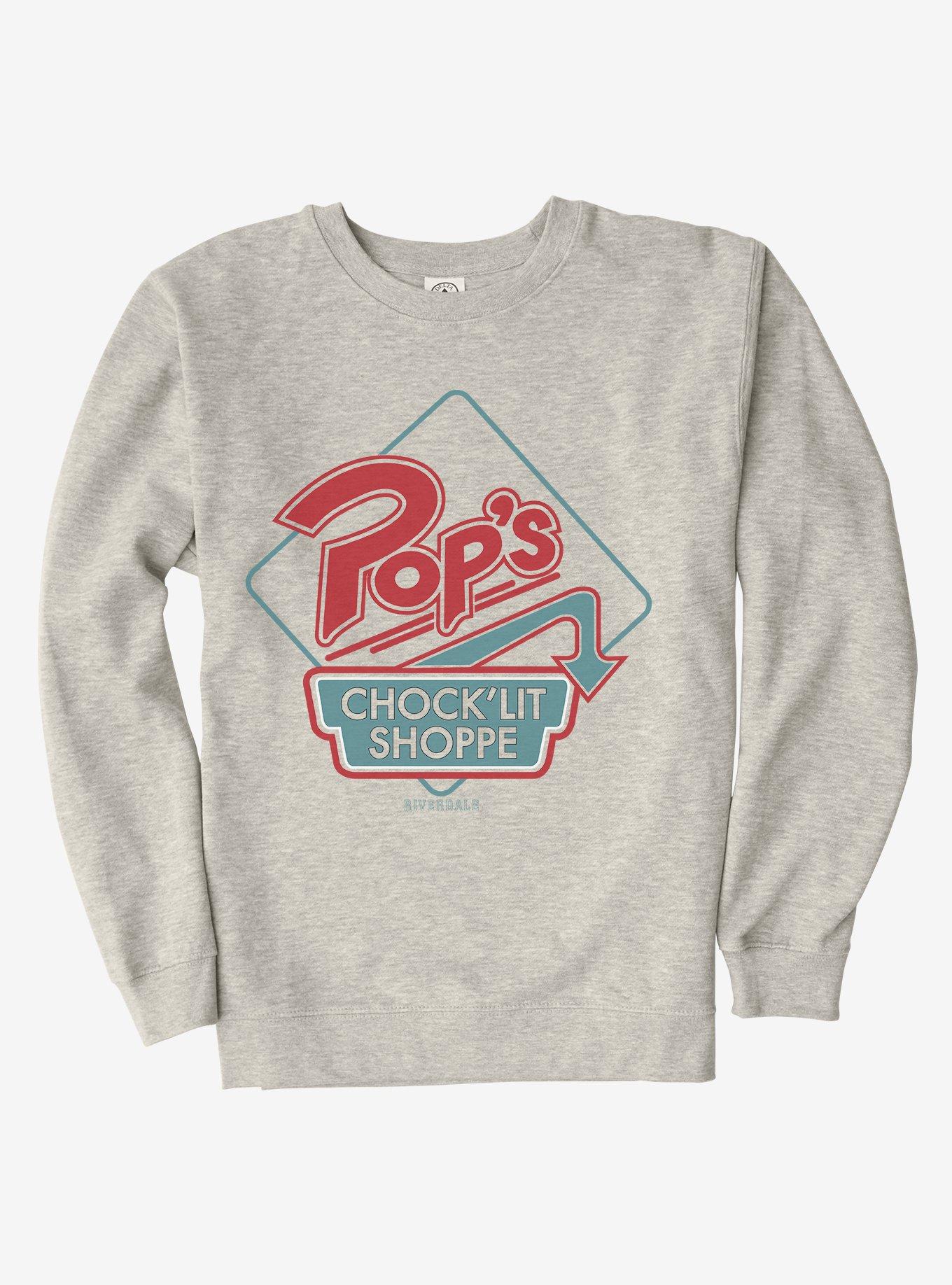 Riverdale Pops Logo Sweatshirt, OATMEAL HEATHER, hi-res