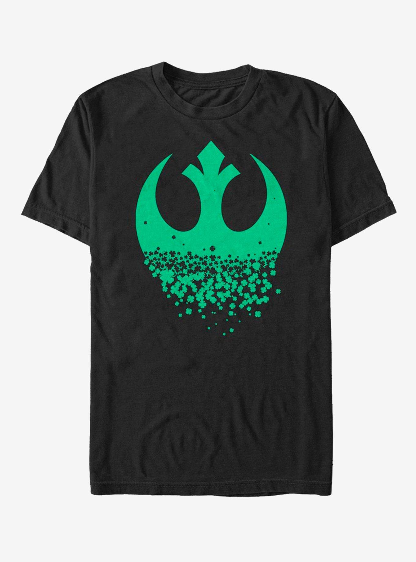 Lucasfilm Star Wars Rebel Clover T-Shirt, BLACK, hi-res