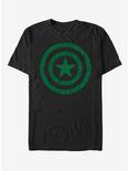Marvel Captain America Clover  Shield T-Shirt, BLACK, hi-res