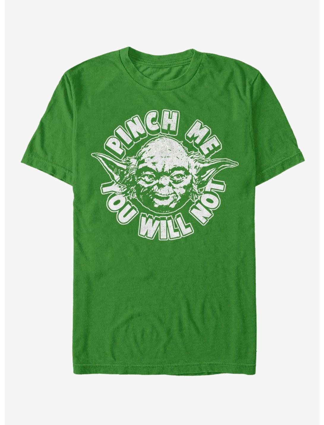 Lucasfilm Star Wars Yoda Pinch Me T-Shirt, KELLY, hi-res