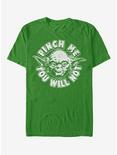 Lucasfilm Star Wars Yoda Pinch Me T-Shirt, KELLY, hi-res