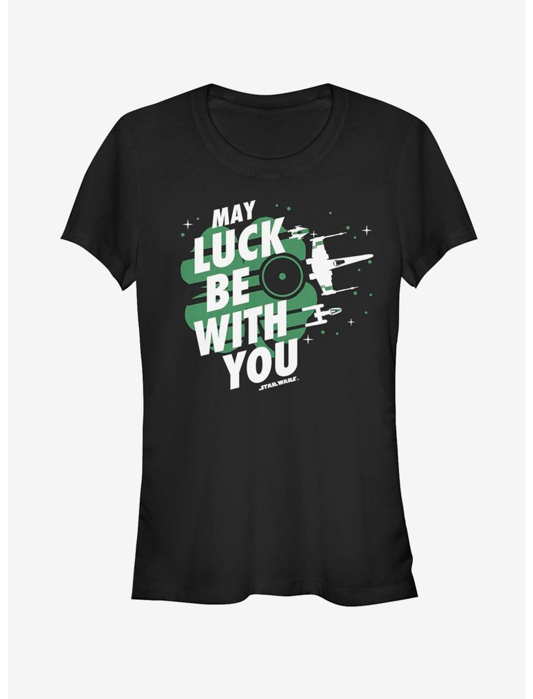 Lucasfilm Star Wars Luck Fighters Girls T-Shirt, BLACK, hi-res