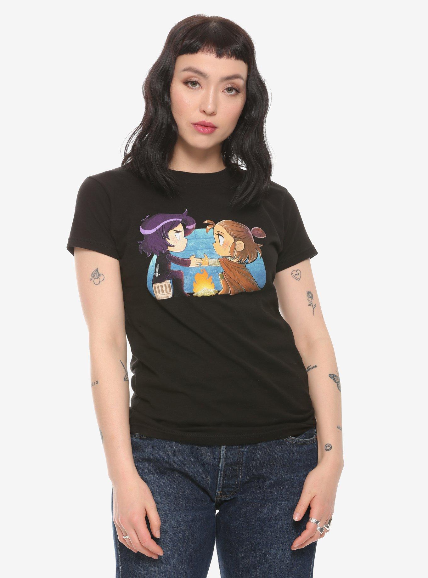Star Wars Rey & Kylo Force Connection Girls T-Shirt, MULTI, hi-res