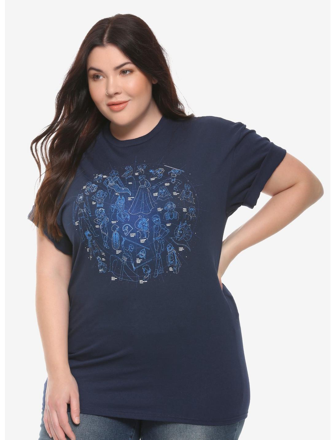 Star Wars Celebration Women Of Star Wars T-Shirt Plus Size Her Universe Exclusive, NAVY, hi-res