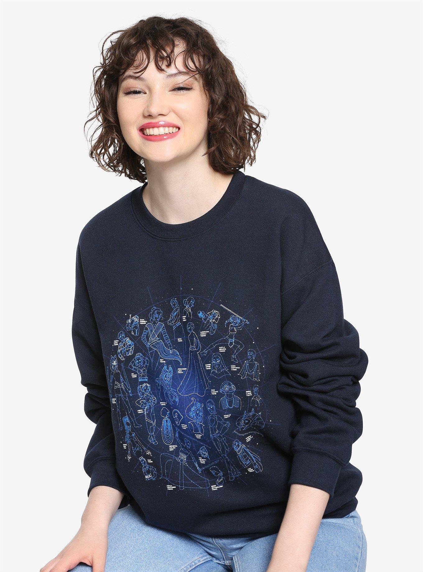 Star Wars Celebration Women Of Star Wars Sweatshirt Her Universe Exclusive, NAVY, hi-res