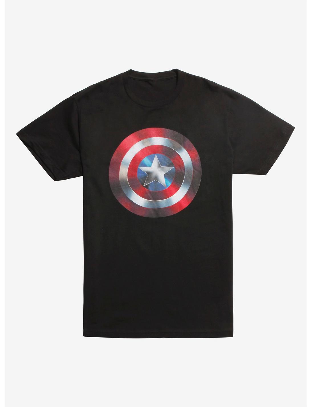 Marvel Avengers: Endgame Captain America Shield T-Shirt Hot Topic Exclusive, MULTI, hi-res