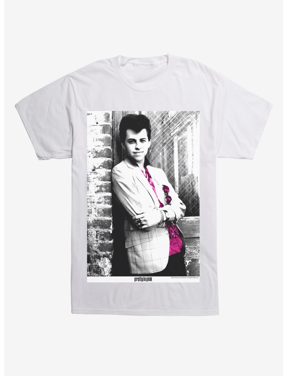 Pretty in Pink Duckie Poster T-Shirt, WHITE, hi-res