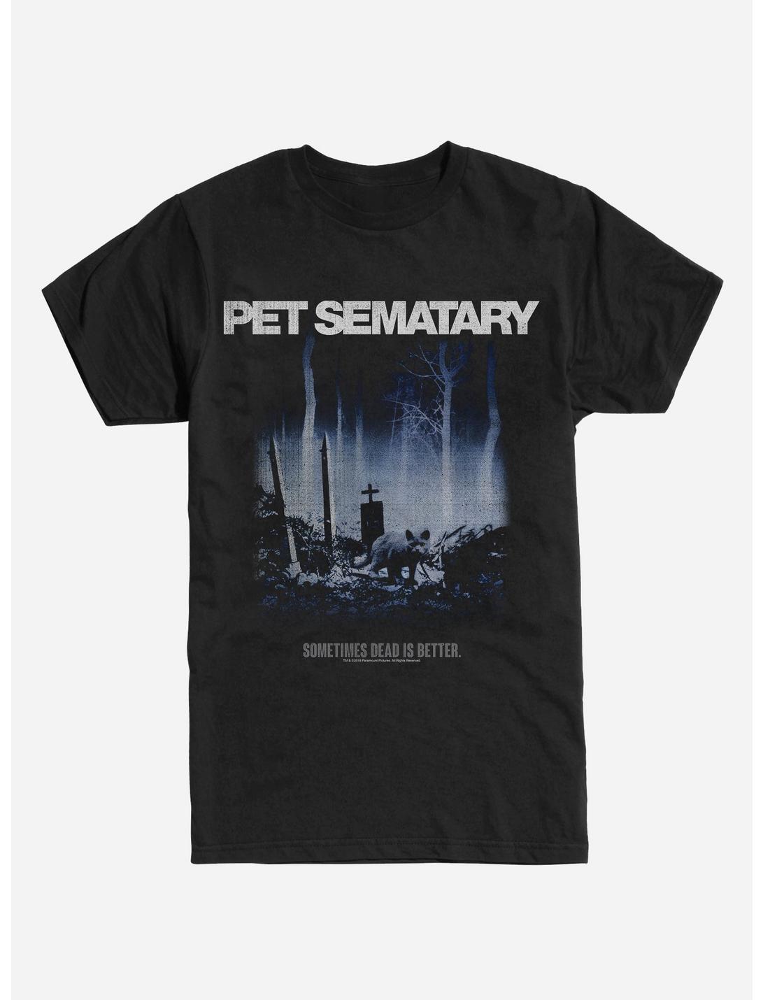 Pet Sematary Cemetery Cat T-Shirt, BLACK, hi-res