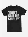 Airplane! Don't Call Me Shirley T-Shirt , BLACK, hi-res