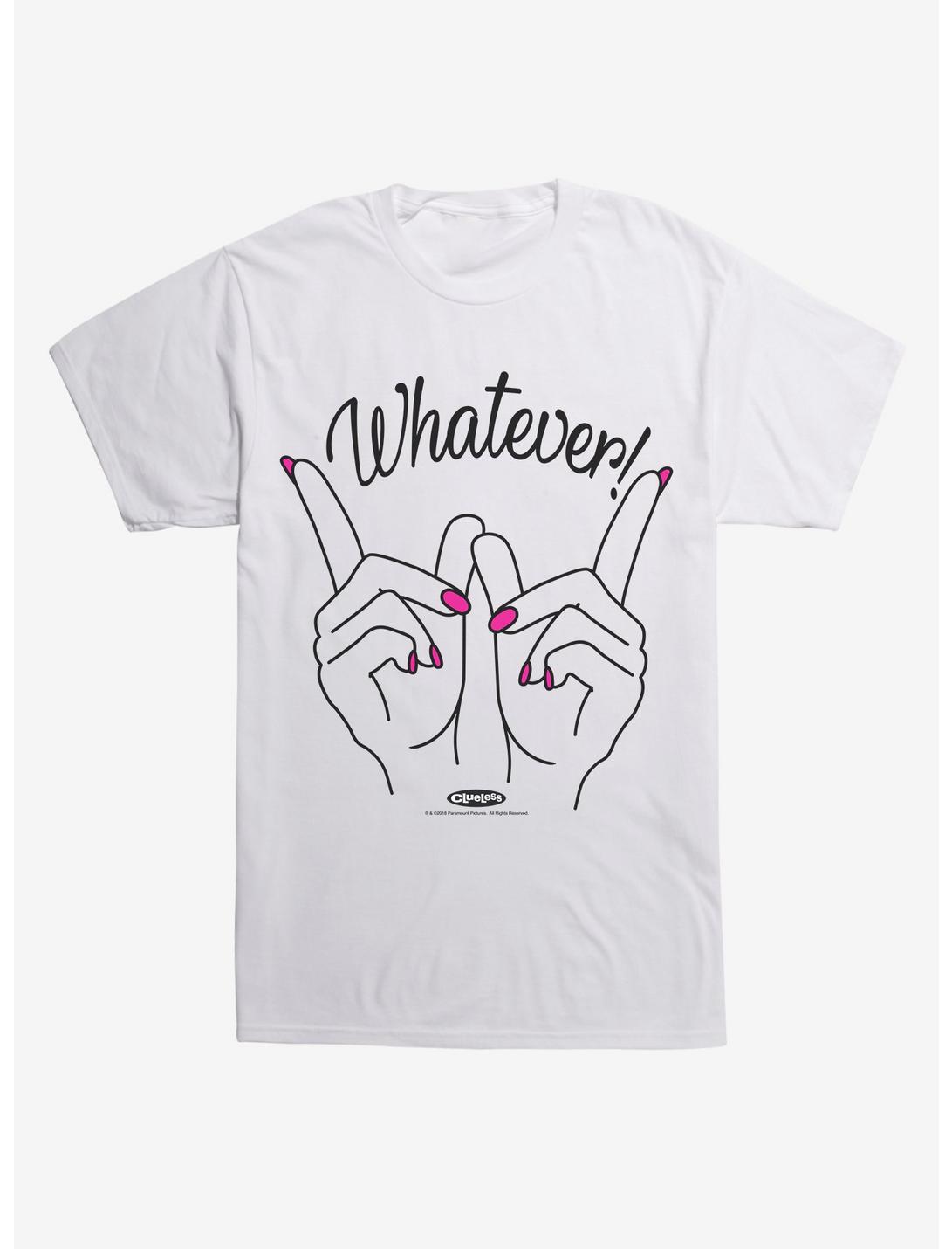 Clueless Whatever T-Shirt, WHITE, hi-res