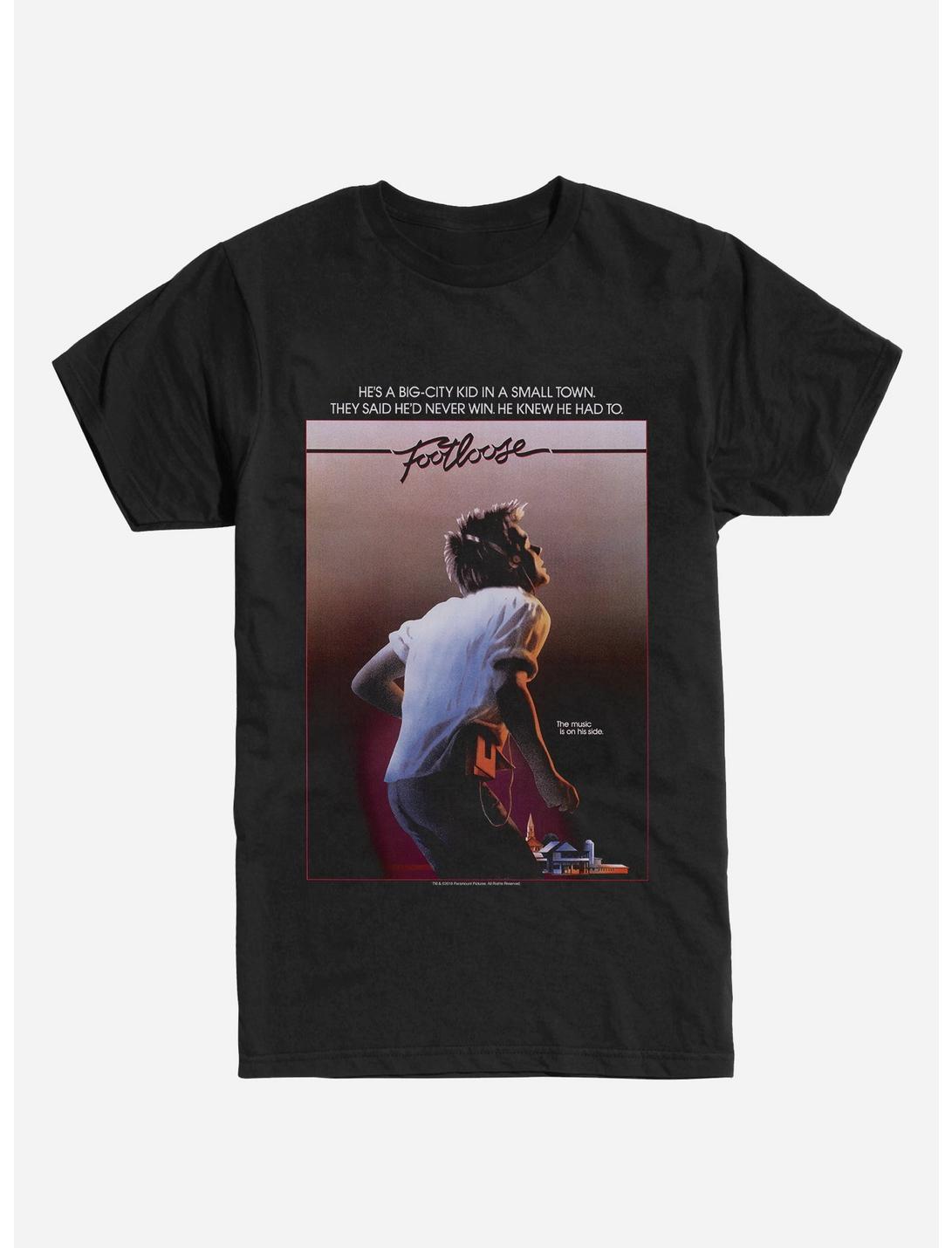 Footloose Poster T-Shirt, BLACK, hi-res