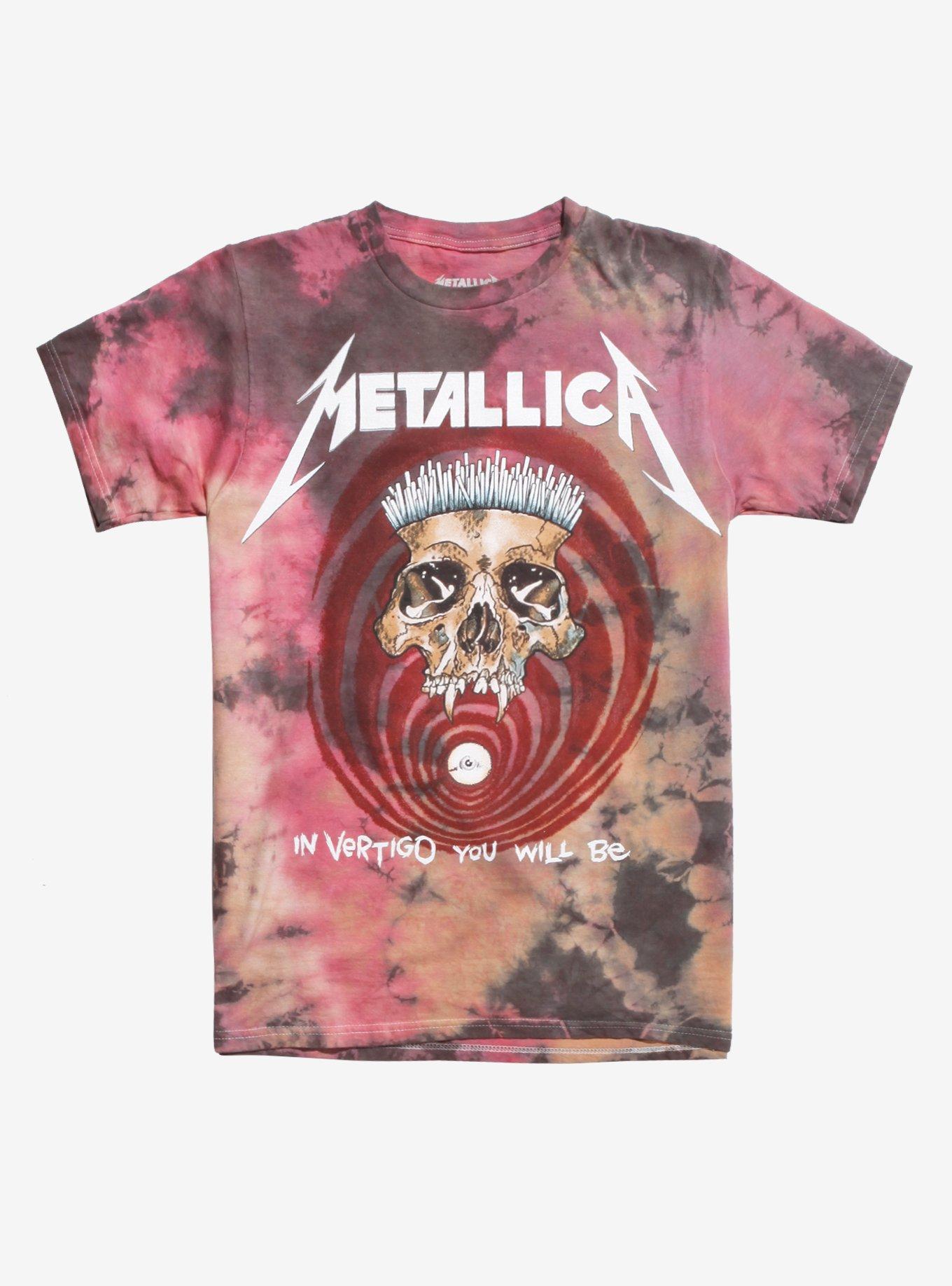 Metallica Pink Skull Playing Guitar World Tour 2023 Shirt - Peanutstee