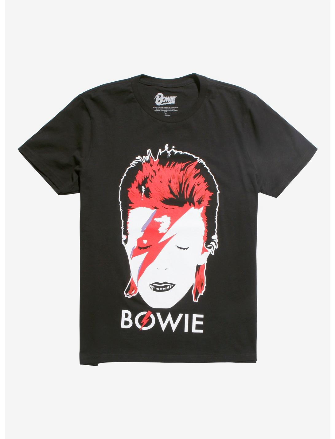 David Bowie Aladdin Sane T-Shirt, BLACK, hi-res