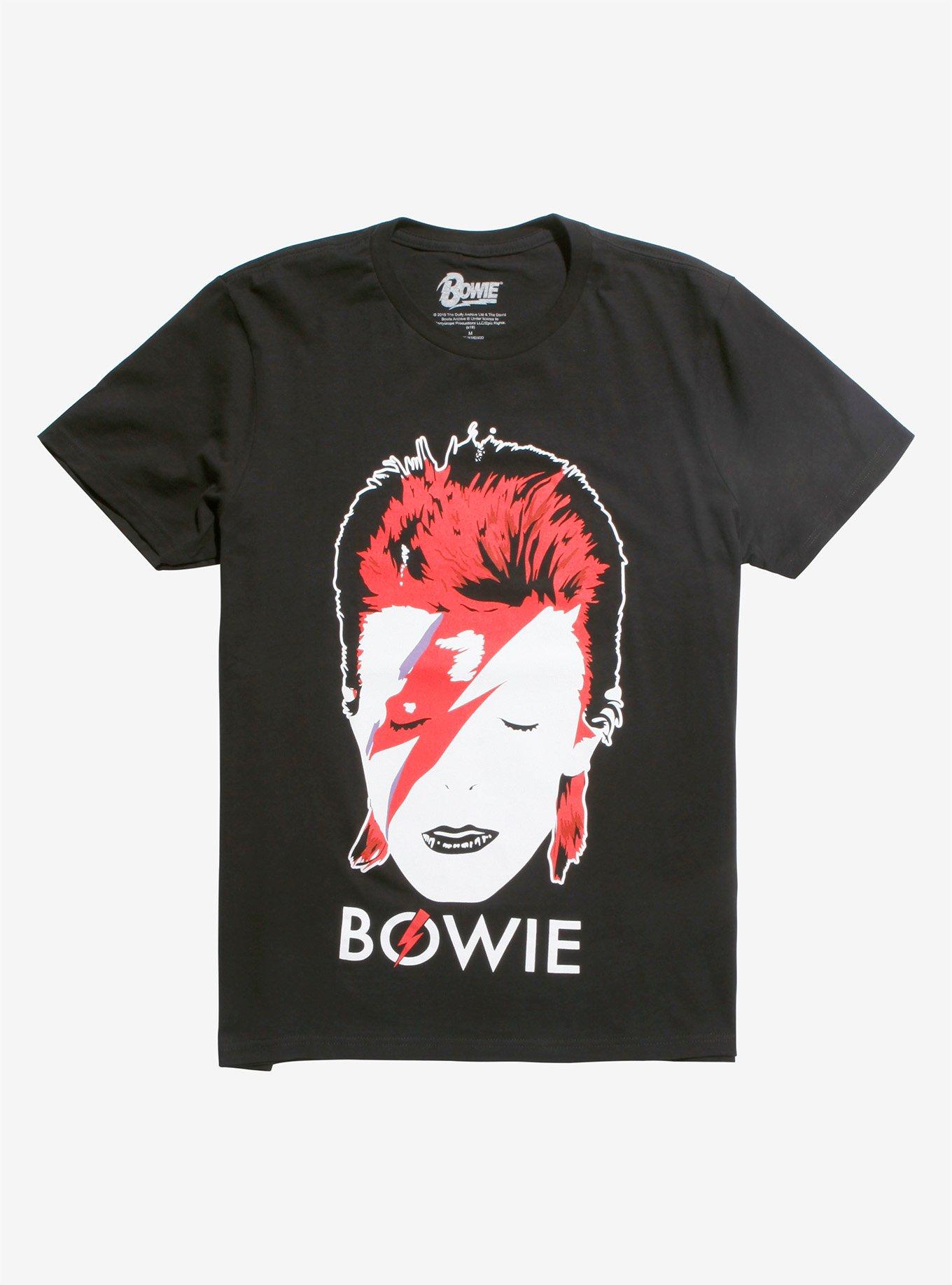 David Bowie Aladdin Sane T-Shirt, BLACK, hi-res