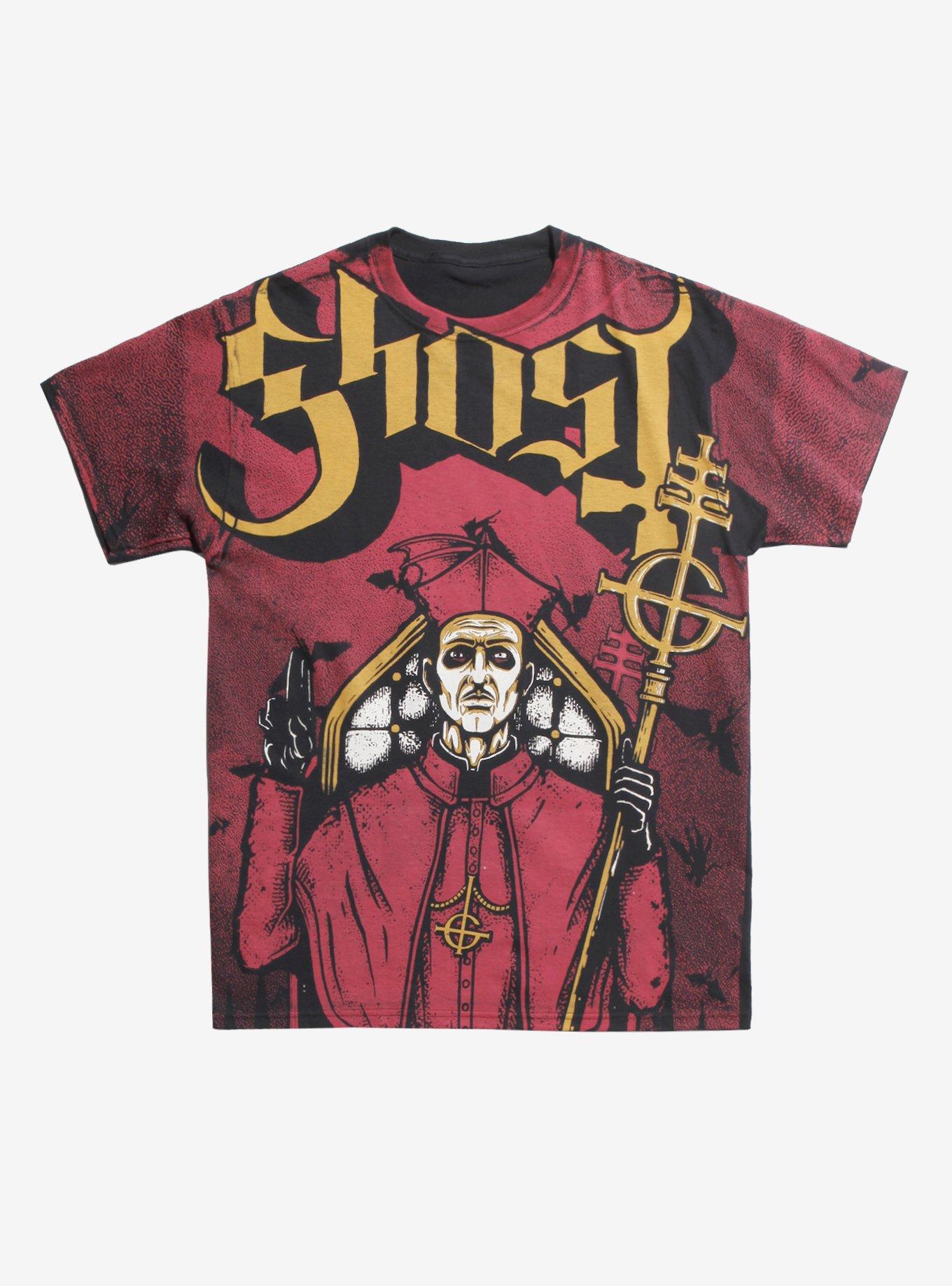 Ghost Cardinal Copia T-Shirt, BLACK, hi-res