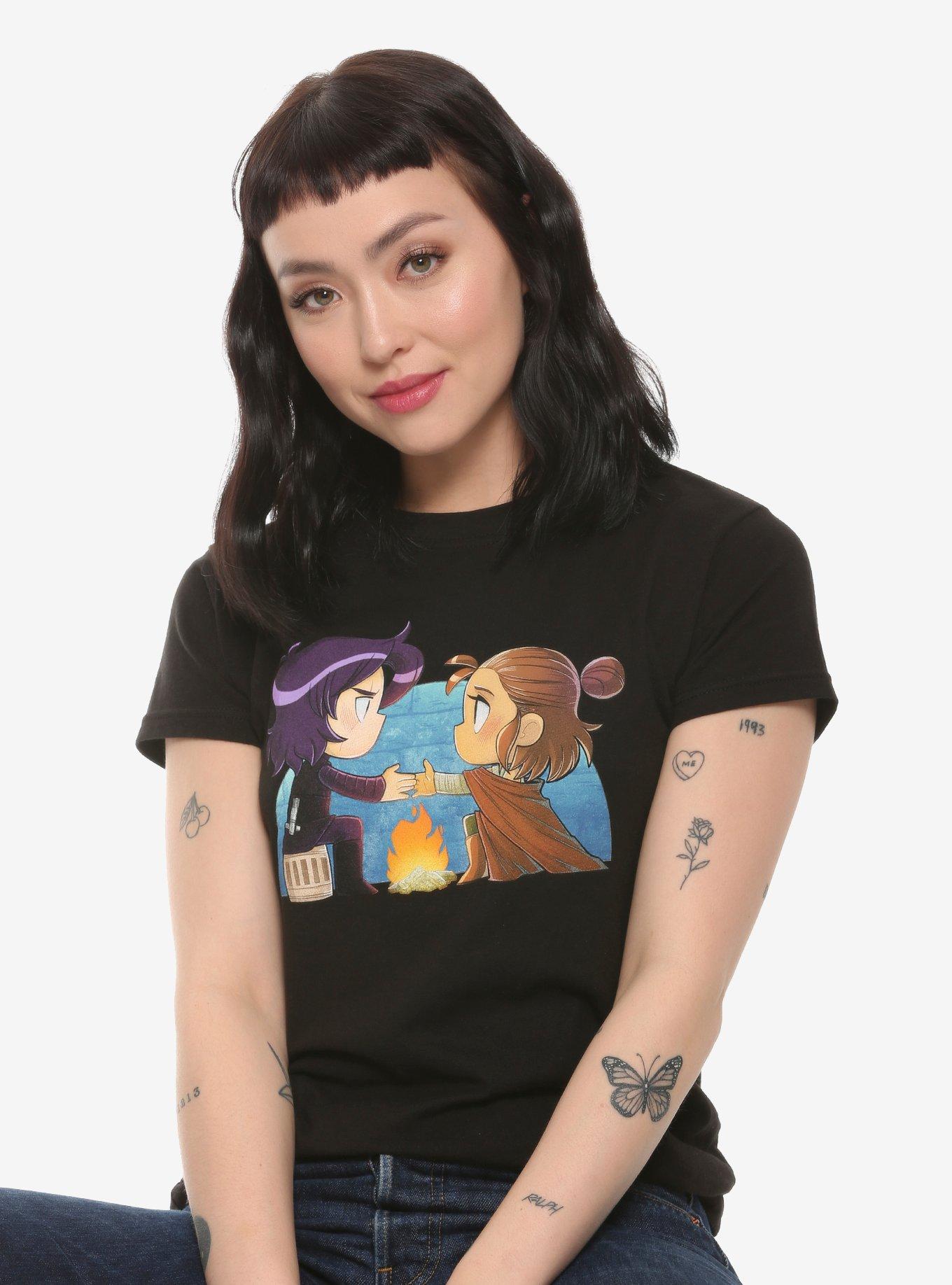 Star Wars Rey & Kylo Force Connection T-Shirt, MULTI, hi-res