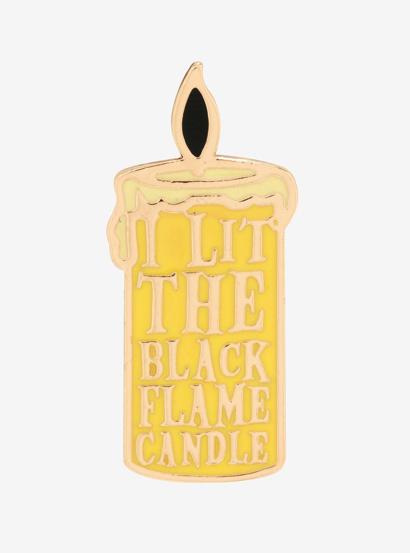 Disney Hocus Pocus Black Flame Candle Pin Enamel Pin LE Loungefly Box Lunch Hall