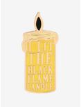 Disney Hocus Pocus Black Flame Candle Enamel Pin - BoxLunch Exclusive, , hi-res