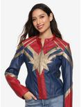Her Universe Marvel Captain Marvel Star Faux Leather Jacket, MULTI, hi-res