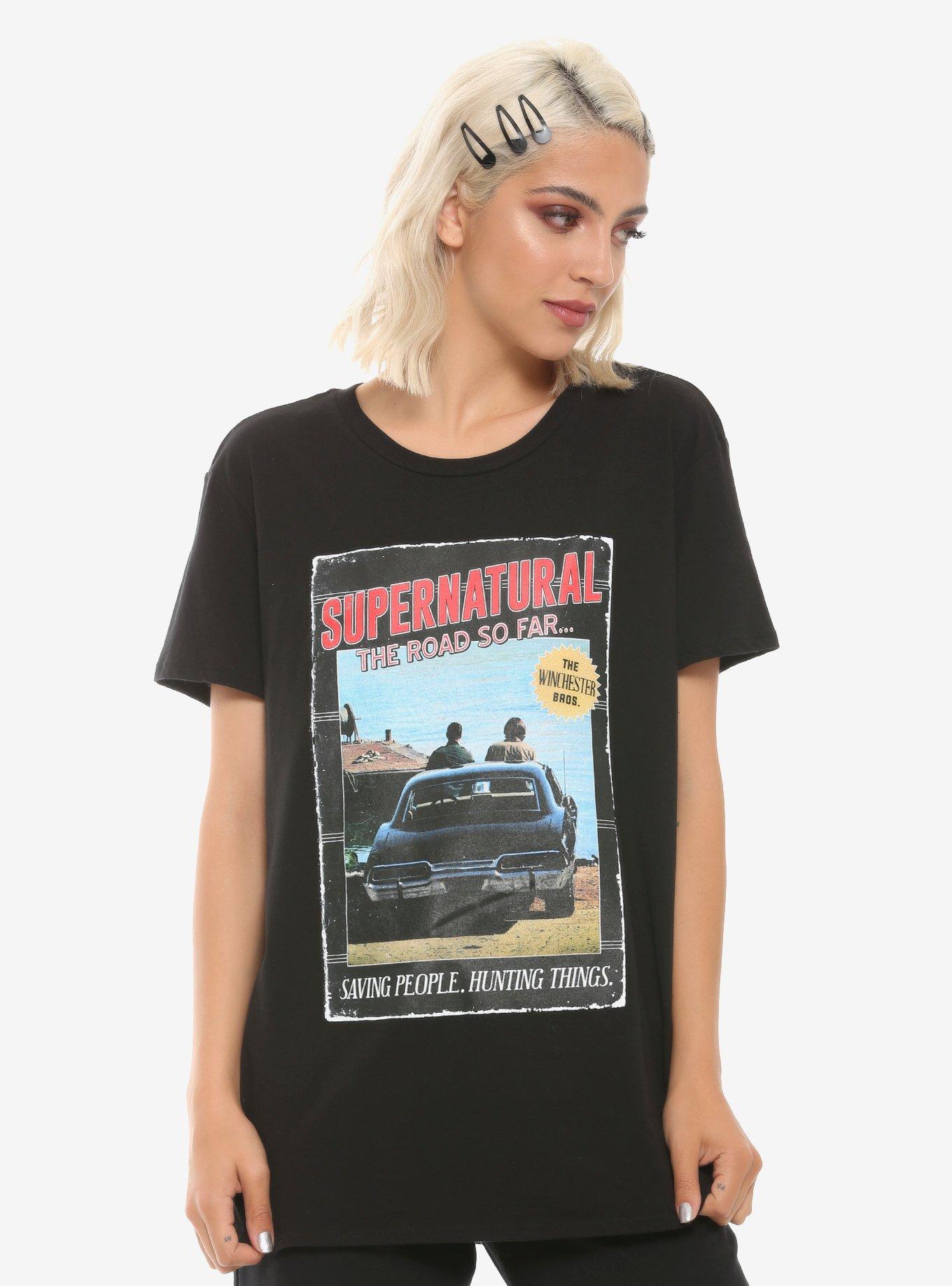 Supernatural Book Cover Girls T-Shirt, MULTI, hi-res