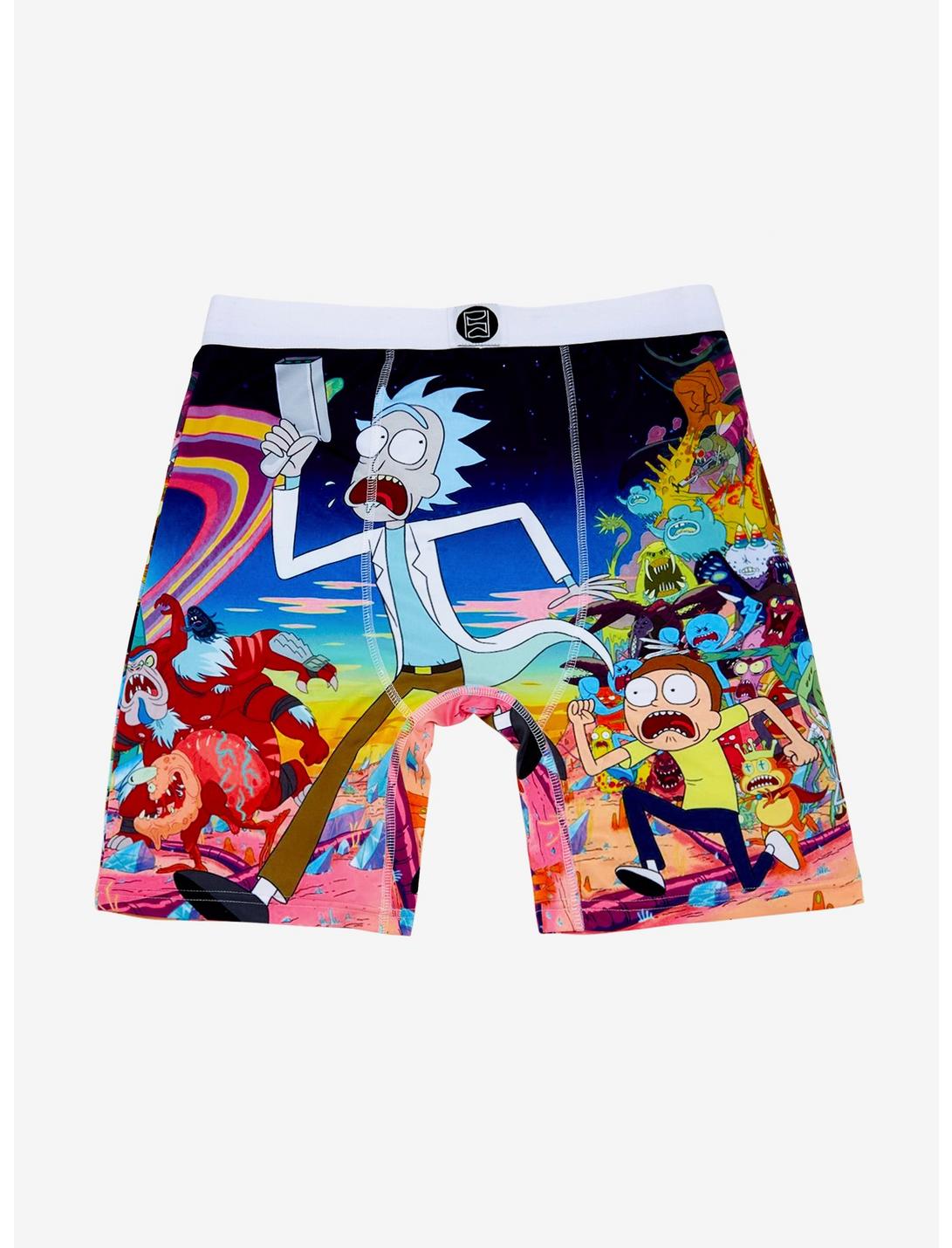 Rick And Morty Chase Boxer Briefs, MULTI, hi-res