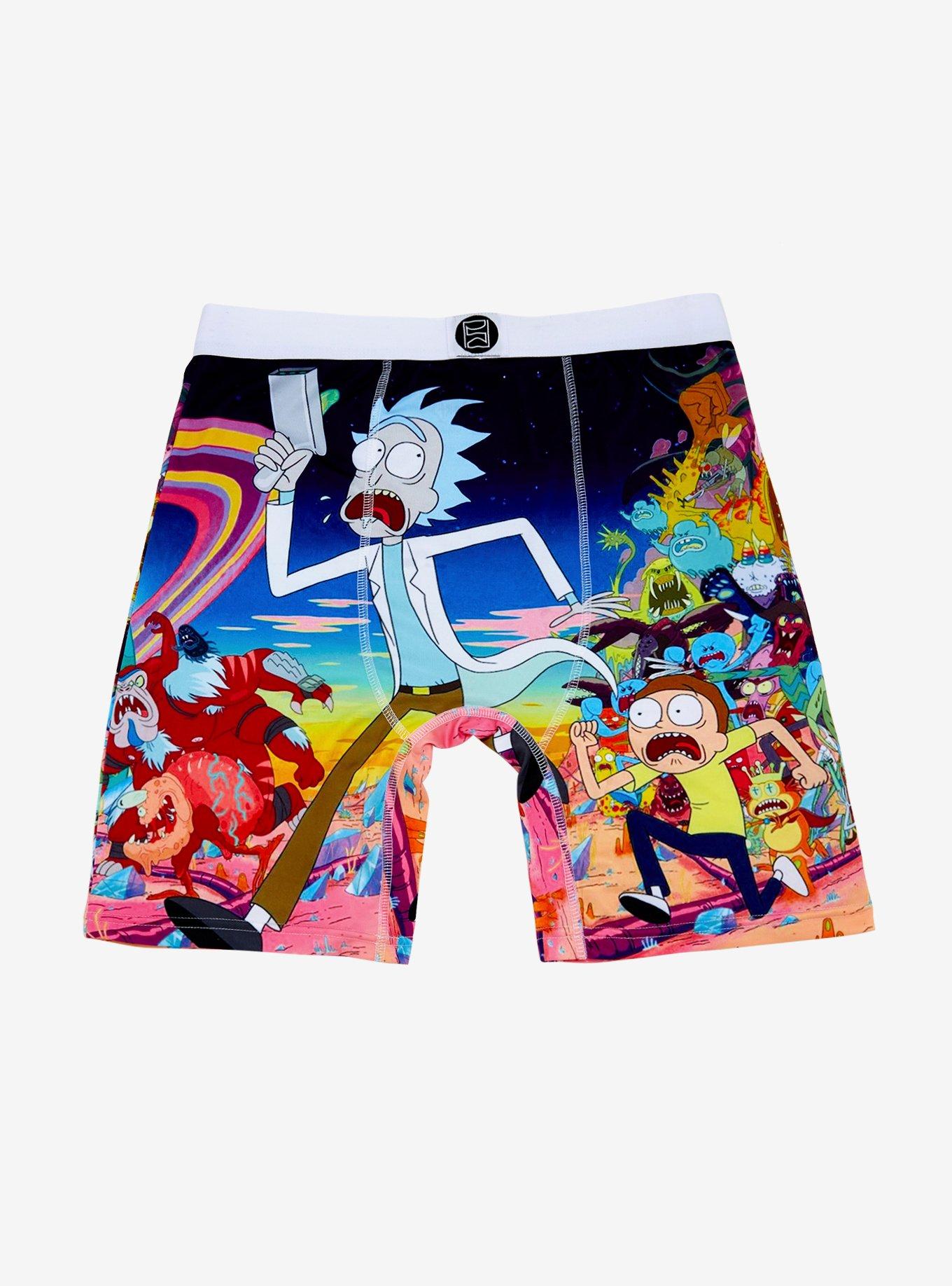 Rick And Morty Chase Boxer Briefs, MULTI, hi-res