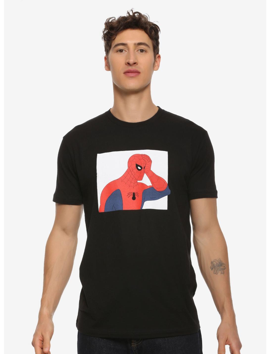Marvel Spider-Man Facepalm T-Shirt, BLACK, hi-res