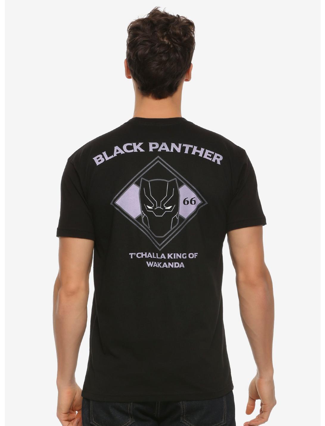Marvel Black Panther Wakanda Diamond T-Shirt - BoxLunch Exclusive, BLACK, hi-res
