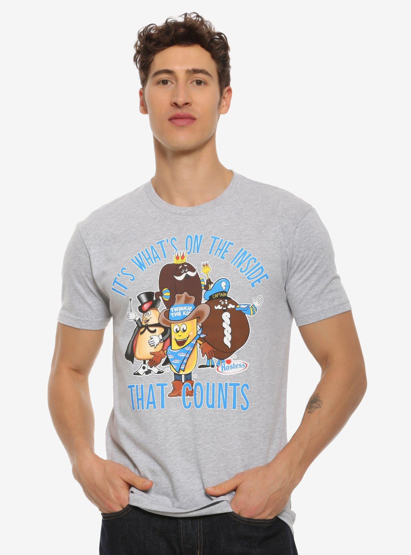 Hostess Inside That Counts T-Shirt - BoxLunch Exclusive, GREY, hi-res