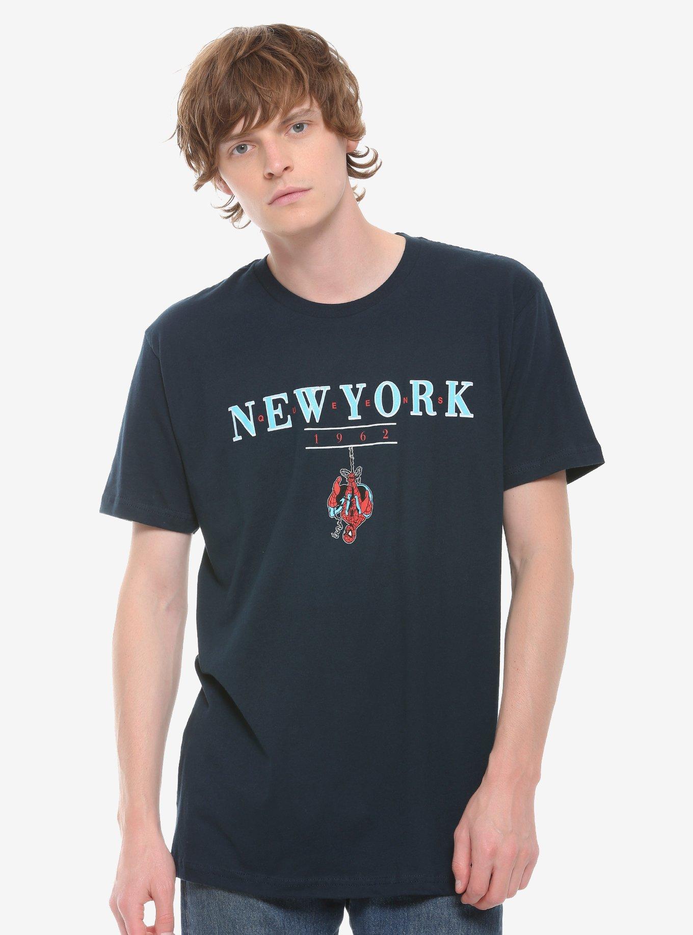 Marvel Spider-Man New York Queens T-Shirt, BLACK, hi-res