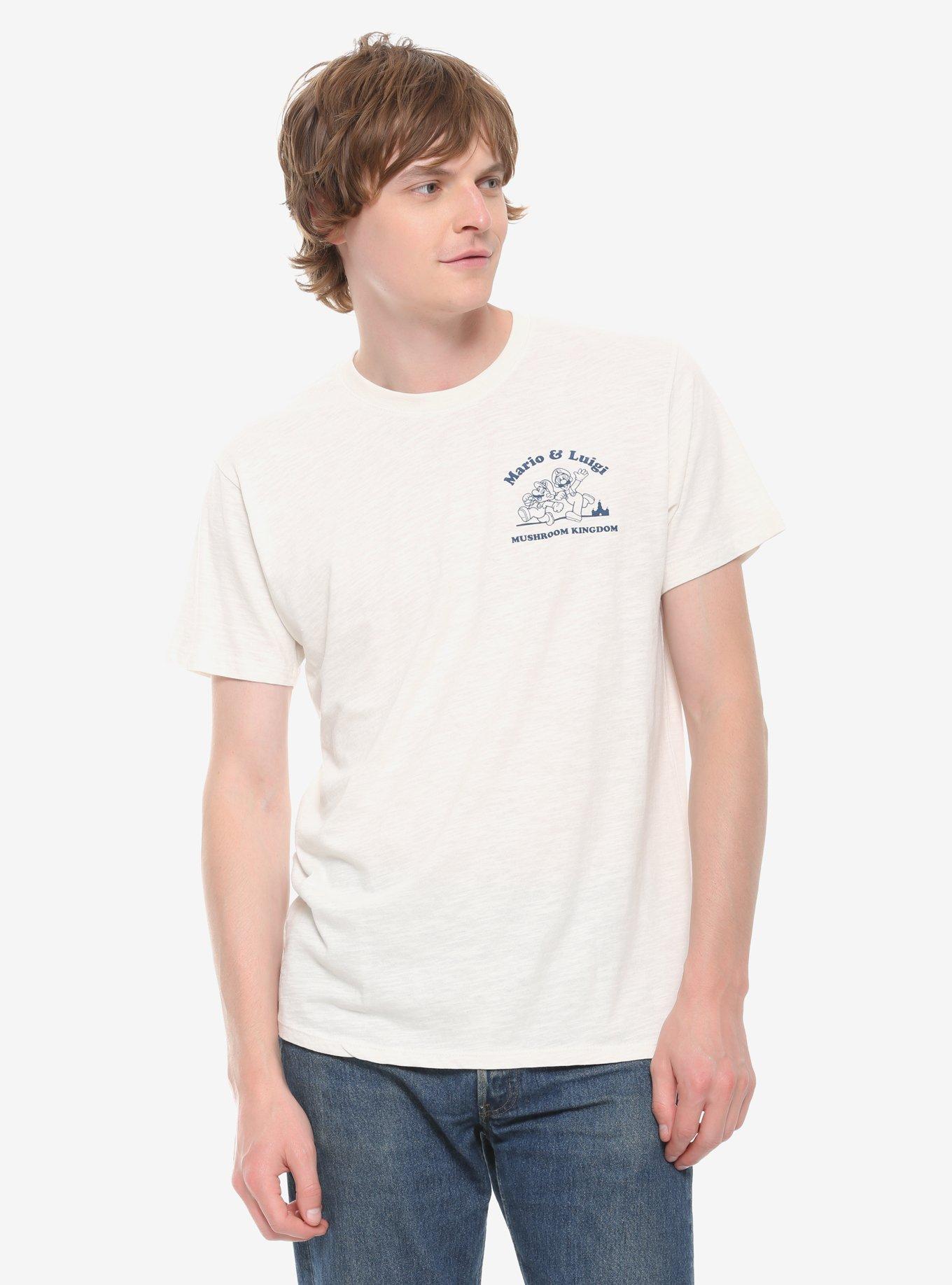 Nintendo Super Mario Bros. Mario & Luigi Plumbing Co. T-Shirt, GREY, hi-res