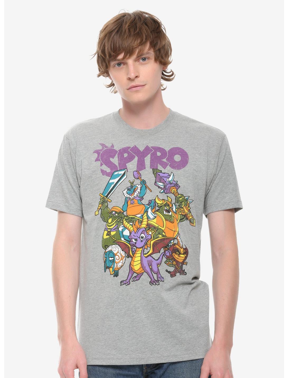 Spyro Characters T-Shirt, GREY, hi-res