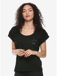 Virgo Zodiac Girls T-Shirt, BLACK, hi-res