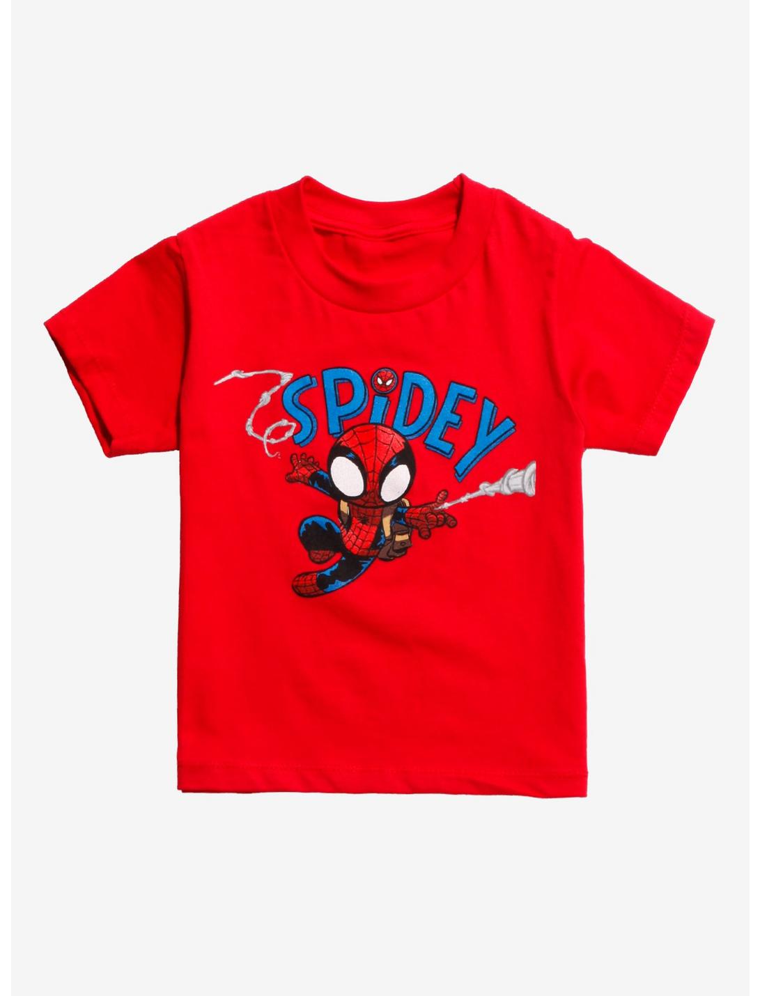 Marvel Spider-Man Web Slinger Toddler T-Shirt - BoxLunch Exclusive, RED, hi-res