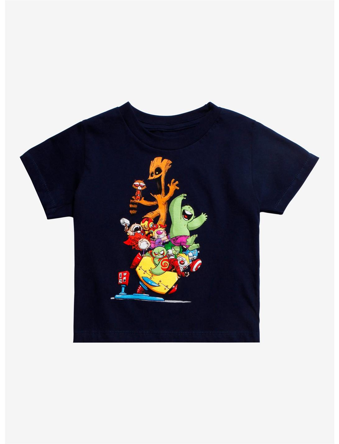 Marvel Avengers Rocket Ride Toddler T-Shirt - BoxLunch Exclusive, BLUE, hi-res