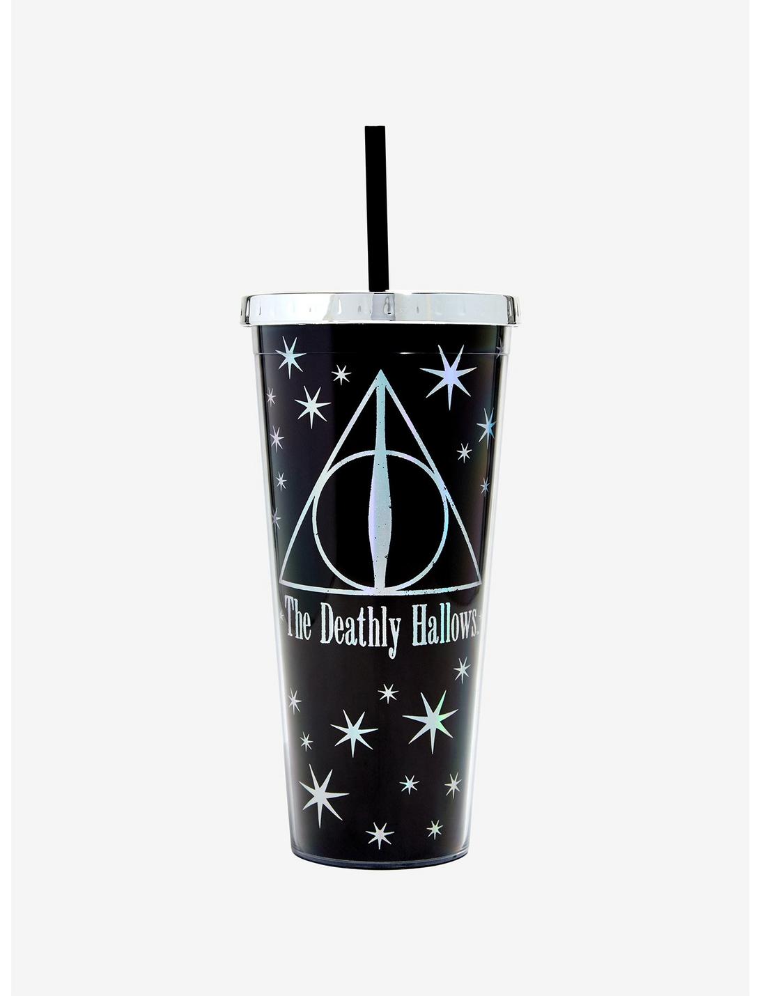 Harry Potter Deathly Hallows Foil Acrylic Cup, , hi-res