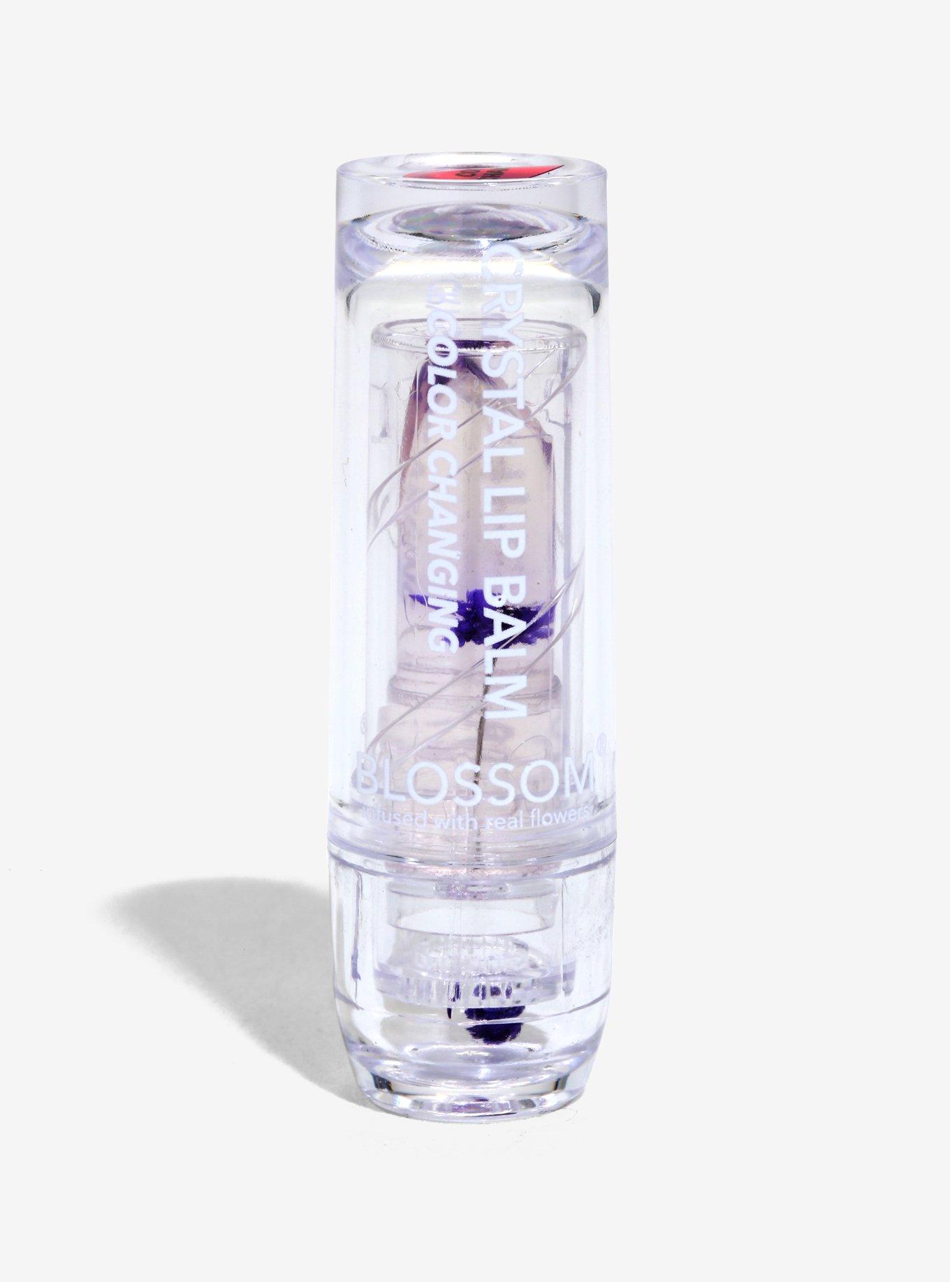 Blossom Color Changing Crystal Lip Balm - Purple, , hi-res
