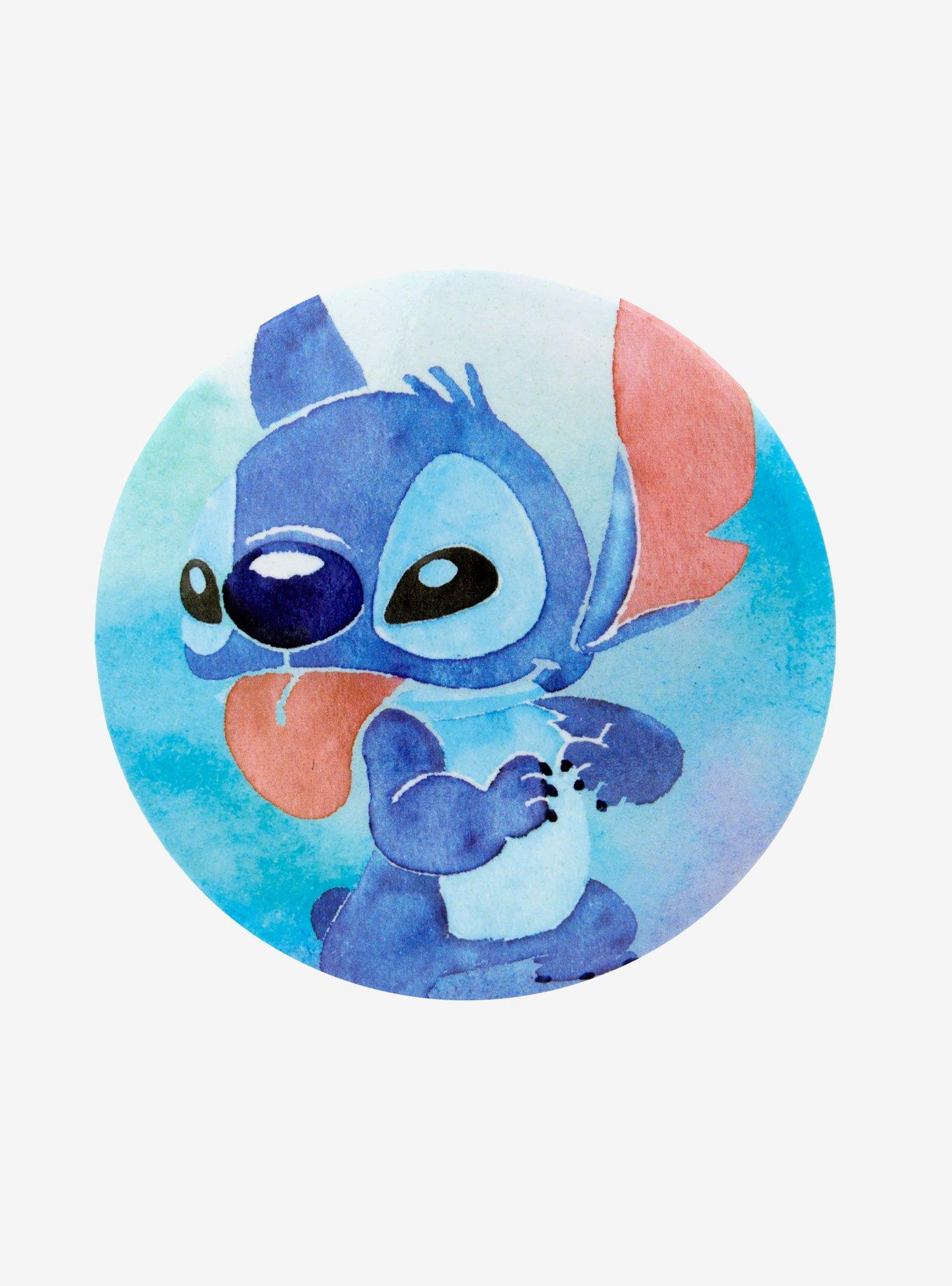 Disney Lilo & Stitch Watercolor Button, Hot Topic