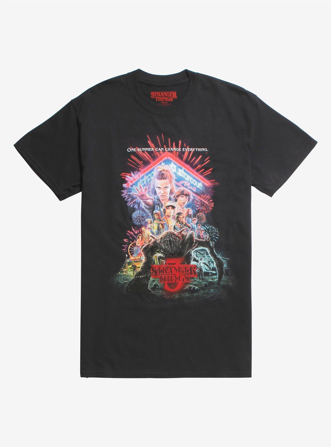 Stranger Things Season 3 Poster T-Shirt, MULTI, hi-res