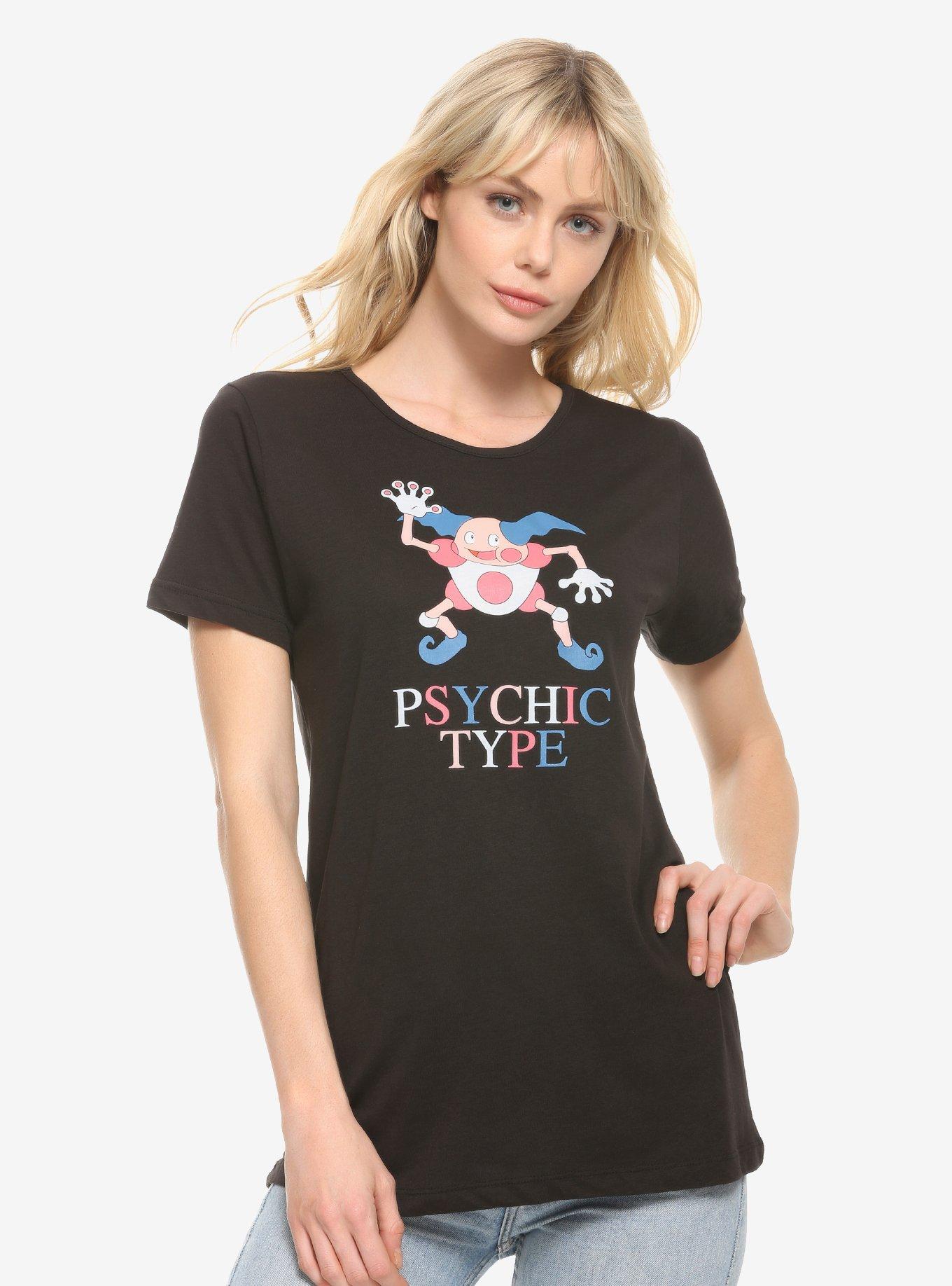 Pokemon Mr. Mime Psychic Type Women's T-Shirt, BLACK, hi-res