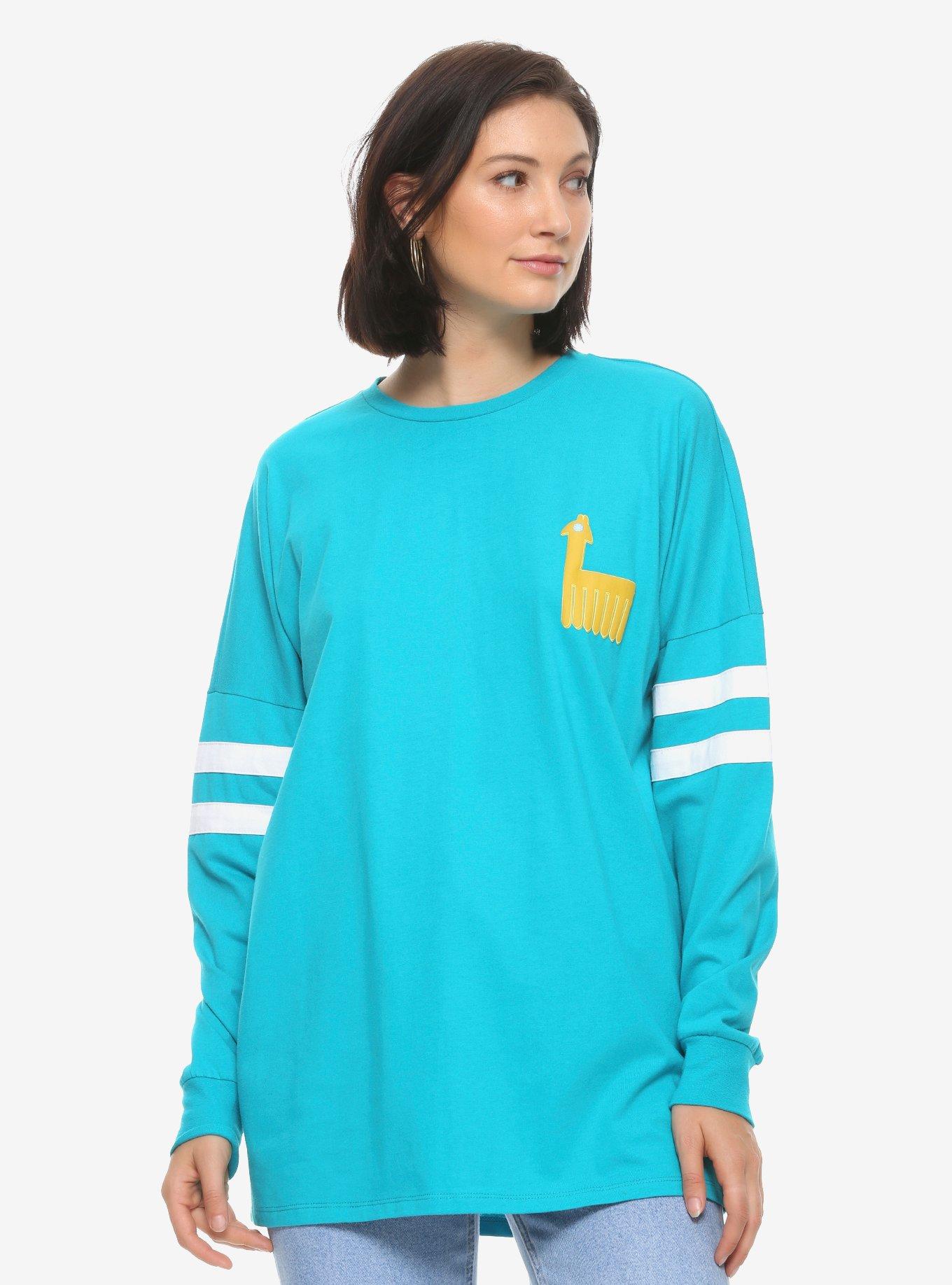 Disney The Emperor's New Groove Kuzcotopia Hype Jersey - BoxLunch Exclusive, TEAL, hi-res